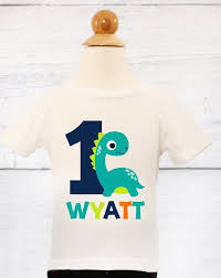 First Birthday Boy T Shirt Dinosaur 1st Birthday T Shirt Dino Party T Shirt Custom Etsy 1st Birthday Outfit Boy 1st Birthday Boy Shirt 1st Birthday Outfits