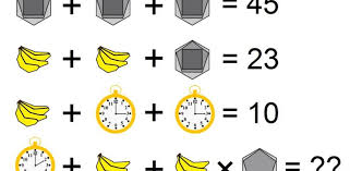 Juegos matemáticos en este video encuentras 4 juegos mentales matematicos con respuesta. Solucion Al Enigma Contaste Bien Los Platanos Relojes Y Figuras Geometricas