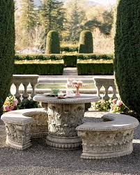 Onlyatnm Only Here Only Ours Exclusively For You Table Inspired By The Elaborate Capitals Of Ancient Columns Made Roman Garden Luxury Garden Outdoor Decor