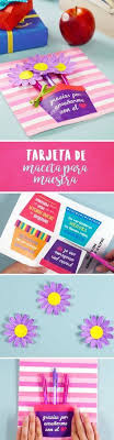 Tarjeta De Maceta Para Maestra Regalos Para Maestros Preescolares Tarjetas Para El Maestro Manualidades