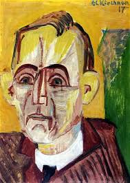 Bildnis Eberhard Grisebach von Ernst Ludwig Kirchner 1917