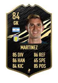 Their clean sheets ratio is currently at 39%.that means damián emiliano martínez has kept a clean. Fifa 21 Totw 21 Revealed Aubameyang Leads The Line For Latest In Forms