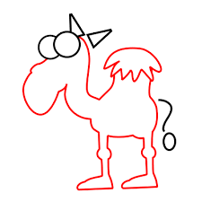 You could also include this drawing with your nativity. Drawing A Cartoon Camel