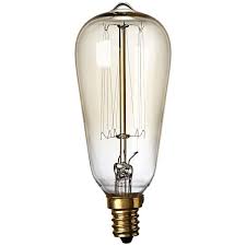 Nostalgic 60 Watt Candelabra Base Edison Style Light Bulb 7x542 Lamps Plus