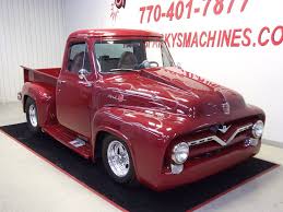Autotrader Classics 1955 Ford F100 Truck Burgundy 8 Cylinder Automatic 2 Wheel Drive Classic Trucks Loganvill Ford Pickup Trucks Ford Trucks Classic Cars