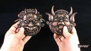 Maybe you would like to learn more about one of these? Collectible Spot The Monster Company Labyrinth Mouth Holding And Deaf Door Knocker Set Youtube