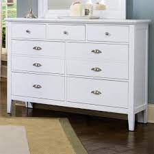 From the heavy top to the beaded drawer fronts this dresser was made to love for generations. Twilight Triple Dresser 7 Drawers Snow White Finish Bb9 002 Dressers Parrott S Furniture
