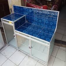 Rak piring gajah bodi kaca jumbo kuat. Jual Meja Kompor Dapur 3 Pintu Rak Piring Model L Keramik Aluminium Bagus Di Lapak Zahran Home Bukalapak