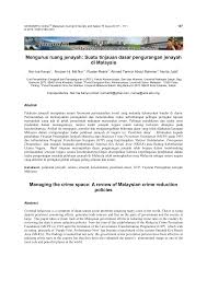 The malaysia crime prevention foundation (malay: Http Journalarticle Ukm My 8910 1 10x Geografia Feb2015 Norina Edam1 Pdf