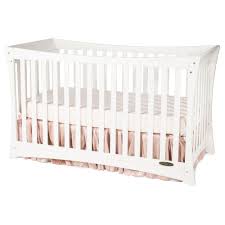The Child Craft Parisian 3 In 1 Crib Offers A Stylized Modern Twist On The Traditional Sleigh Crib European S Traditional Cribs Cribs Convertible Crib White
