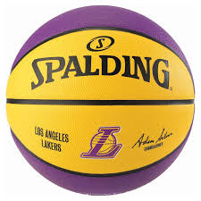 Welcome to the #lakeshow | 17x champions. Spalding Nba Los Angeles Lakers Basketball Ball Lila Goalinn