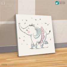 Cute Elephant Ballerina Dancing Cartoon Cute Elephant Ballerina Dancing Elephant