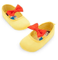 Disney Store Snow White Yellow Baby Costume Dress Up Shoes Girls 6 12 Months Nwt White Baby Shoes Baby Shoes Costume Shoes