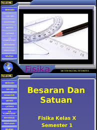 Gelombang dapat dibedakan menjadi 1. Besaran Dan Satuan Smk