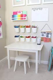 20 Creative Ways Build Arts And Crafts Rooms For Your Kids Styles Decor Pastel Playroom Baby Playroom Playroom Art