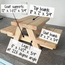 How To Build A Squirrel Picnic Table A Tutorial Diy Picnic Table Diy Wooden Projects Squirrel Feeder Diy
