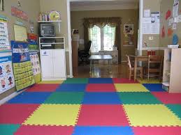 Flooring Idea Home Daycare Home Daycare Rooms Daycare Setup