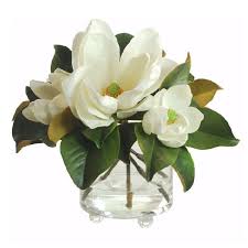 Magnolia Arrangement Magnolia Centerpiece Magnolia Wedding White Flower Arrangements