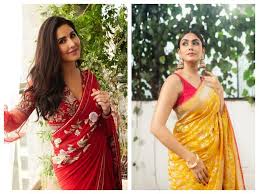 Katrina Kaif To Mrunal Thakur: Celebs Ace Their Saree look With Elegance