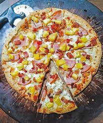 Hawaiian Pizza Recipe With Pineapple And Ham On The Go Bites Recipe Hawaiian Pizza Recipe Pizza Recipes Homemade Pineapple Pizza Recipes
