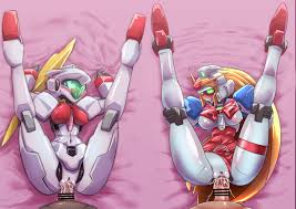 nobel gundam and gn archer (gundam and 2 more) drawn by pochincoff |  Danbooru