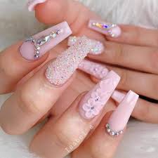 Uñas acrilicas de colores fuertes by. Pin En Unas Color Rosa
