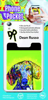 Enjoy it dean russo pit bull car sticker, outdoor rated vinyl sticker decal for windows, bumpers, laptops or crafts. Enjoy It Dean Russo Dachshund Phone Pocket Peel And Stick Doxie Phone Wallet Credit Card Holder For Smartphones Amazon Ae