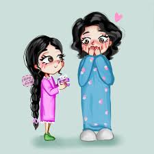 كل عام و أمهات العالم بخير يارب و يرحم المتوفين منهم أسحب الصورة my drawing draw drawing رسم ر girly drawings girly art cute drawings