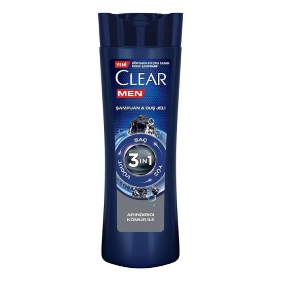 Clear Cool Sport Arındırıcı Kömür 3n1 Erkek Şampuan 350 Ml