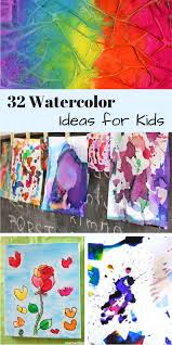 Here are 32 watercolor painting ideas for kids. 32 Easy Watercolor Painting Ideas How Wee Learn