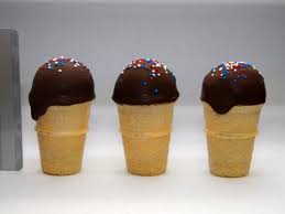 Mini Ice Cream Cone Cake Pops Cakecentral Com