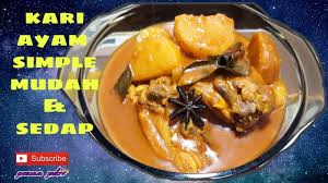 Panaskan air sampai mendidih kemudian celur mee kuning seketika. Resepi Kari Ayam Simple Sedap Youtube