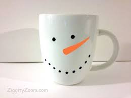 Easy Diy Snowman Mug Ziggity Zoom Family Diy Snowman Snowman Mugs Christmas Decorations Diy For Kids
