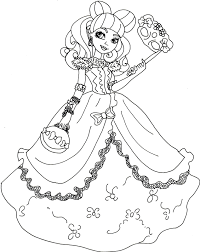 Raven queen ever after high coloring pages dragon games. Lizzie Hearts Coloring Pages Novocom Top