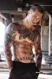 Girls like guys with tattoos because guys who have tattoos suddenly come across as guys who look for meaning in what they do. Cool Tattoo Man Do Not Laugh Boy Tattoos Tattoos For Guys Tatted Men
