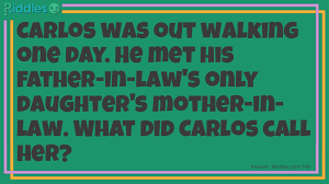 Sunday, 9 may 2021 needs to be celebrated in style as it is mother's day. Carlos S Relative Riddles Com