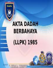 Akta dadah berbahaya, 1952 tafsiran pengedaran dadah termasuklah semua perbuatan seperti mengilang, mengimport, mengeksport, menyimpan, menyembunyi, membeli, menjual, memberi, menerima, menyetor, mengendalikan, mengangkut, membawa, menghantar, mengirim, mendapatkan. Adb Llpk 1985 Ppt Akta Dadah Berbahaya Llpk 1985 1 Skop 1 Pengenalan Adb Llpk 1985 2 Kuasa Polis 3 Kuasa Pegawai Penyiasat Kkdn 4 Kuasa Menteri 5 Course Hero