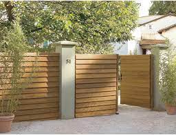 Panneau bois plein mateo, l 180 x h 180 cm, marron leroy. Portail Battant Bois Imex Naturel L 350x H 180 Cm Leroy Merlin Cloture Bois Creation De Terrasse Palissade Bois