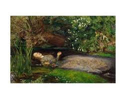 She is a young noblewoman of denmark, the daughter of polonius. Ophelia Giclee Print John Everett Millais Art Com