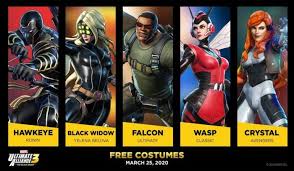 Captain marvel flew onto theatre screens worldwide on march 8th 2019, and dark phoenix premiered june 7th. More Free Marvel Ultimate Alliance 3 Costumes Ahead Of Paid Dlc Cogconnected