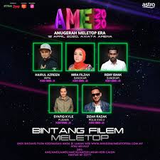 Anugerah meletop era 2017 khai bahar irfan haris tajul haqiem rusli ame2017. Senarai Penuh Top 5 Anugerah Meletop Era 2020