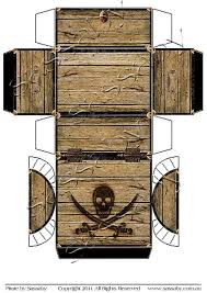 Pirate S Treasure Chest Box Instant Download Etsy Pirate Treasure Chest Pirate Crafts Gift Box Template