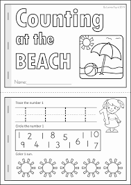 Image Result For Beach Worksheets For Preschool Summer Math Worksheets Kindergarten Math Worksheets Kindergarten Math Activities