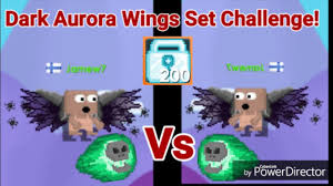 Beli messy brown hair dengan harga rp 100 dari patbros gt. Growtopia Dark Aurora Wings Set Challenge Omg New Set Nghenhachay Net