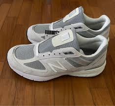 New Balance 990v5 Nimbus Cloud Silver Men S Fashion Footwear Sneakers On Carousell