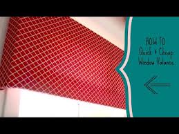 Get free shipping on qualified window scarves & valances or buy online pick up in store today in the window treatments department. How To Quick Cheap Window Valance Youtube