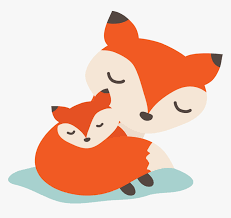 Download 11 Animal Mom And Baby Baby Fox Cartoon Hd Png Download Transparent Png Image Pngitem