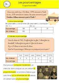 Leçons sur la proportionnalité, cm1, cm2. Les Pourcentages Cm2 Ma Maitresse De Cm1 Cm2