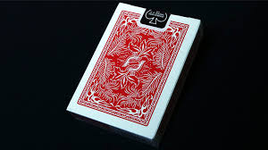 This is a standard sized deck, 2.5 wide x 3.5 tall. Phoenix Deck Standard Red Or Blue J B Magic Shop And Theater