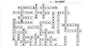 Making statements based on opinion; Chemical Elements Crossword Puzzle Liakeenerchemistry